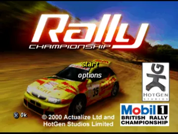 Mobil 1 Rally Championship (US) screen shot title